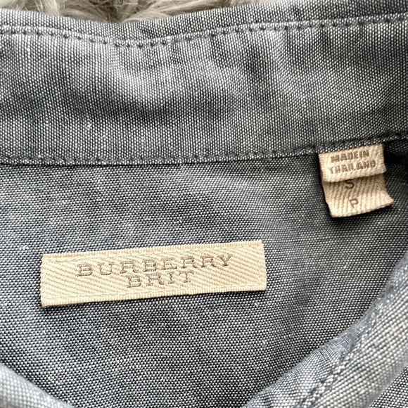 Burberry Brit Chambray Shirt. Size S. Excellent condition. - Picture 6 of 8